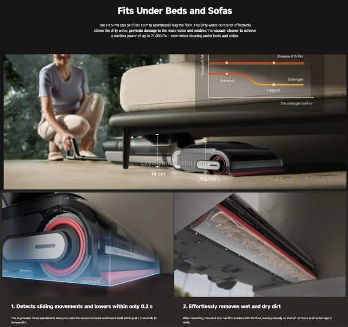 ⁦ممسحة كهربائية لاسلكية Gold Vision GV-0063⁩ - الصورة ⁦4⁩