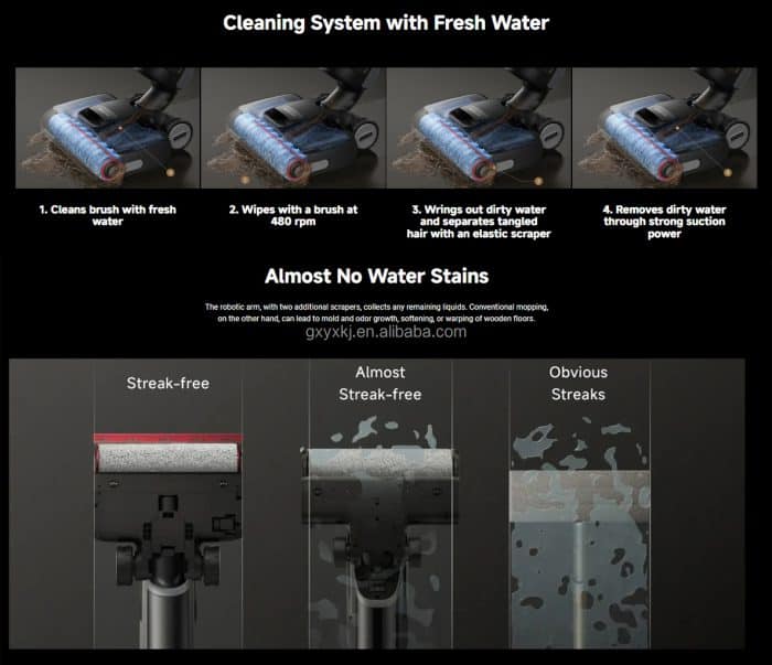 ⁦ممسحة كهربائية لاسلكية Gold Vision GV-0063⁩ - الصورة ⁦2⁩